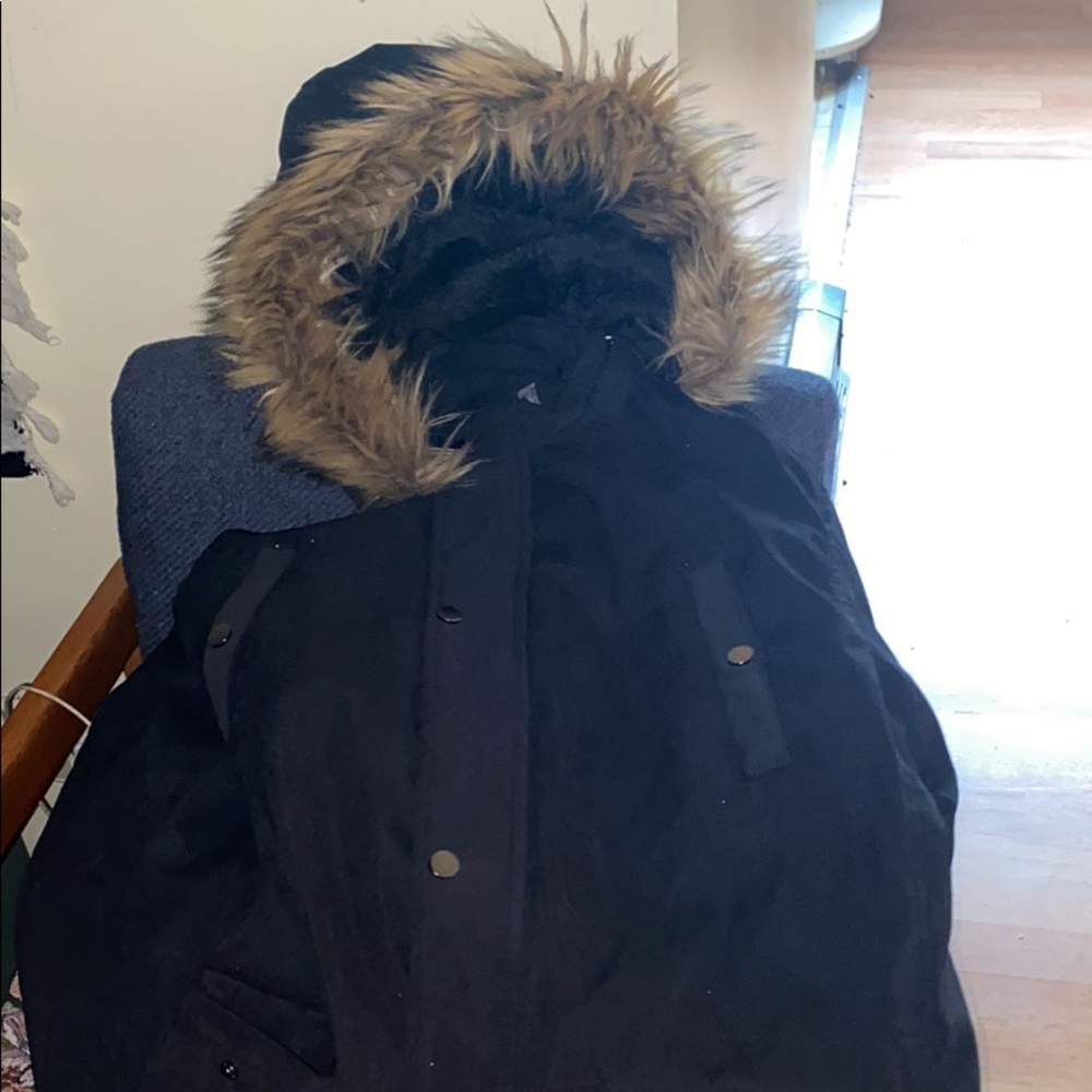 Hooded coat